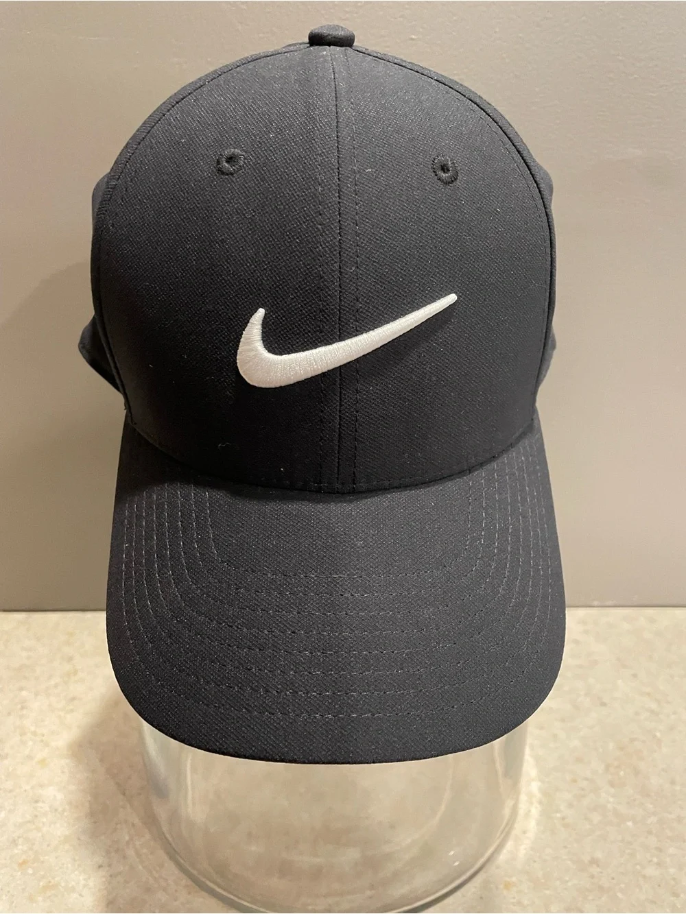 NIKE Legacy91 DRI-FIT Baseball Hat Black Embroidered Adjustable Golf Tennis OS